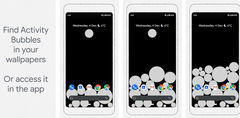 Google's new Activity Bubbles tool. (Source: Google)