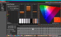 ColorChecker before calibration