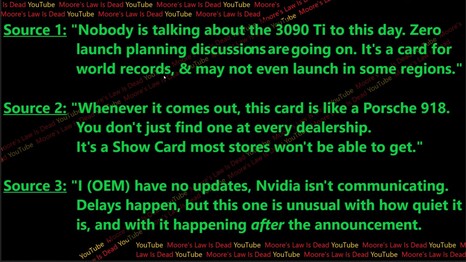 Comments made to Moore's Law Is Dead. (Image source: Moore's Law Is Dead via VideoCardz)