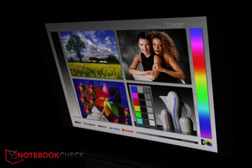 Some brightness is lost when viewed at an angle