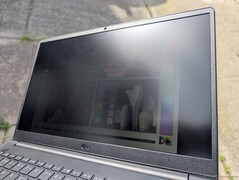 Outdoors under sunlight