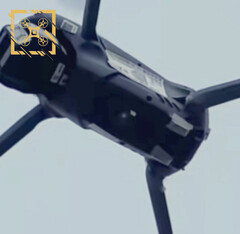An alleged image of the Air 3S&#039; underside. (Image source @Quadro_News)