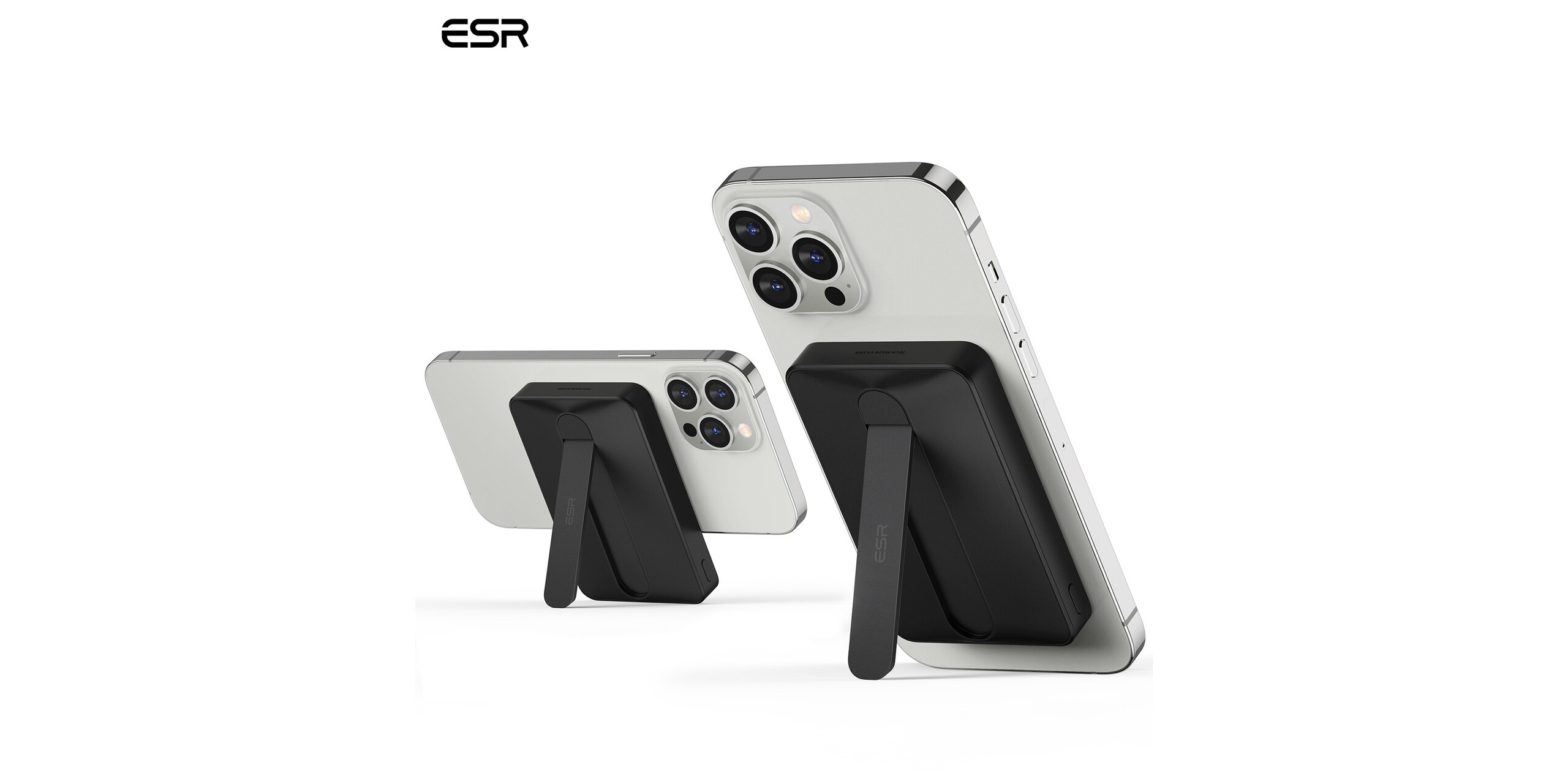 ESR HaloLock mini combines a MagSafe-compatible iPhone-stand with a  wireless power bank -  News