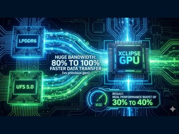 AI generated image showing GPU performance improvements. (Image source: Kaulenda on X)