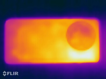 OnePlus 13 heat emissions: Rear