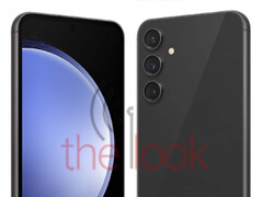 The Galaxy S23 FE in its black finish. (Image source: The Tech Outlook)