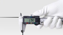 The Meizu 21's display chin, measured. (Source: Meizu)