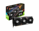 The vaunted GeForce RTX 3080 Gaming X Trio from MSI delivers stellar performance but actually getting hold of one is difficult (Image source: MSI)