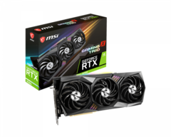 The vaunted GeForce RTX 3080 Gaming X Trio from MSI delivers stellar performance but actually getting hold of one is difficult (Image source: MSI)