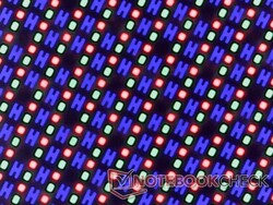 Crisp RGB subpixel array
