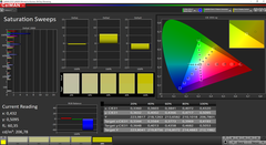 CalMAN Saturation Sweeps calibrated