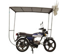 The wind/solar-powered motorcycle. (Image source: YongLE Risheng)
