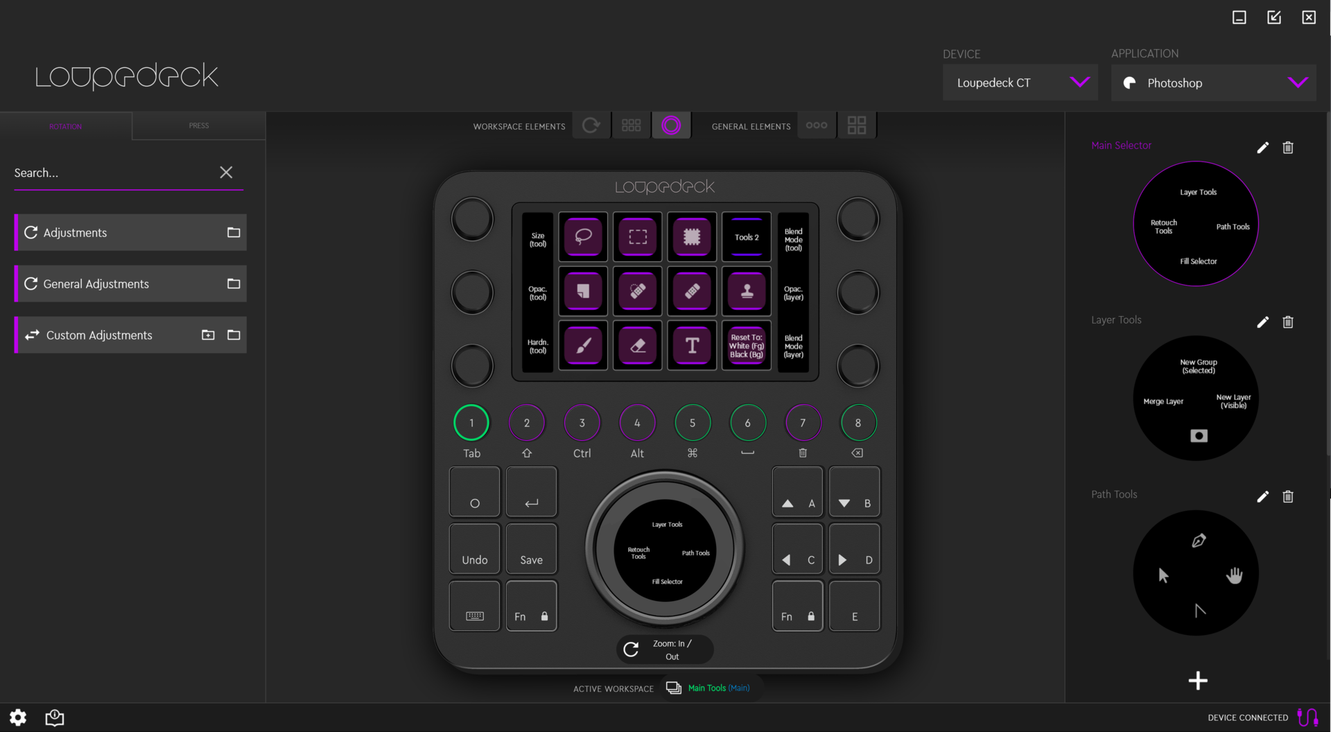 Loupedeck CT: Freely Configurable Specialty Keyboard for Creative