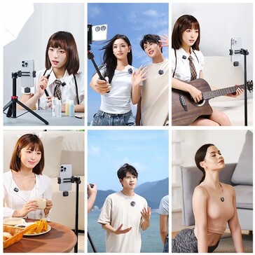 Vloggers using the Ulanzi A30 microphone do not need to worry about microphone placement to capture their voices clearly. (Image source: Ulanzi)