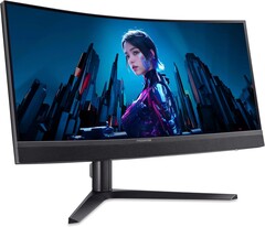 The Predator X34 V3 delivers up to 1,000 nits in HDR mode thanks to its Mini LED backlight zones. (Image source: Acer)