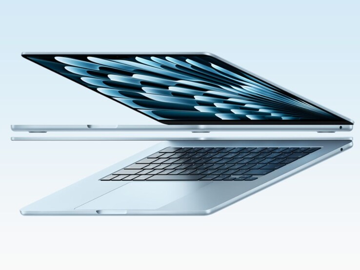 A render of Apple's M5 MacBook Air