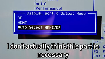 Hybrid port BIOS option on the mini PC (image source: Jon Bringus on YouTube)
