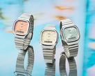 An image of the three new Casio AQ-240E watches, on a reflective surface.