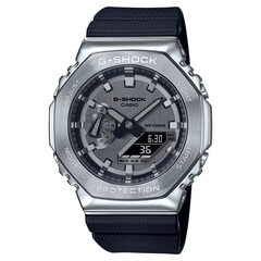 The Casio G-Shock GM-2100-1A analog digital watch features a octagonal stainless steel bezel (Image source: Casio)