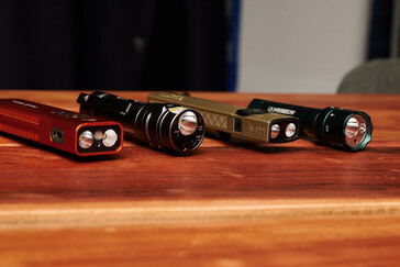 4 flashlights from Fenix, Loop Gear, Olight and Acebeam