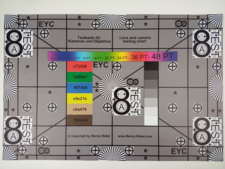 Blackview BV9800 Pro - Test chart