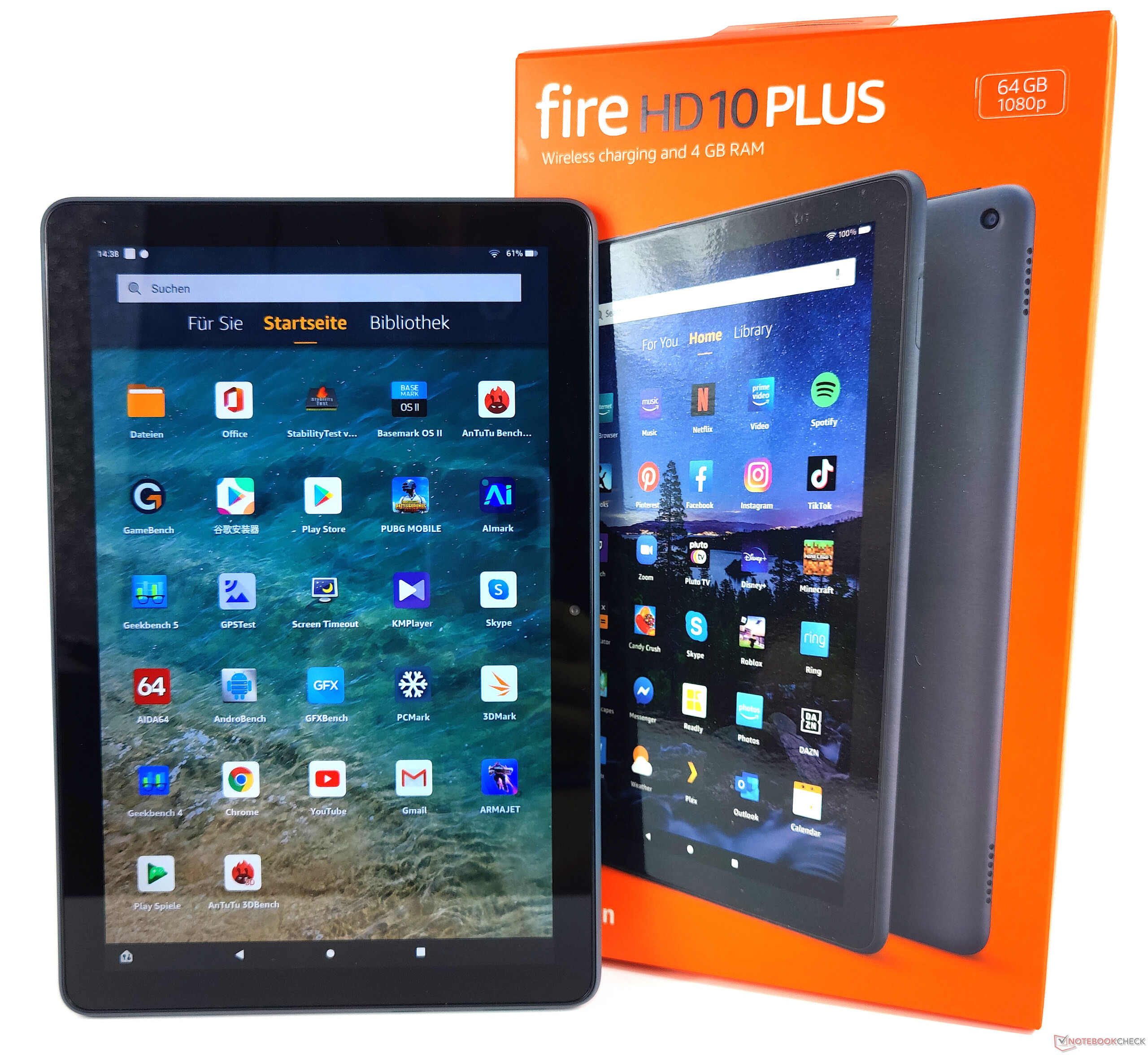 Certified Refurbished Fire HD 10 tablet, 10.1, 1080p Full HD, 32 GB, (2021  release), Black - Power Adapter Included