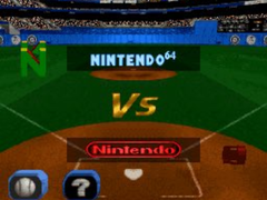 A screengrab showing Ken Griffey Jr's Winning Run's secret Nintendo 64 team