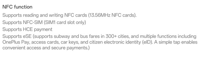 The Turbo 6X supports NFC.
