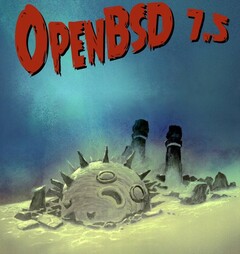 OpenBSD 7.5 official poster (Source: OpenBSD)