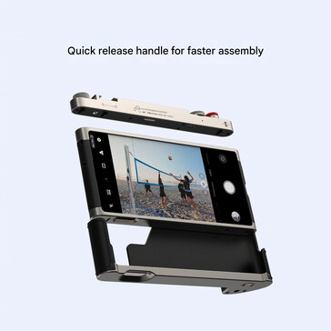 The quick release design of the kit (Image source: Nubia - machine translated)