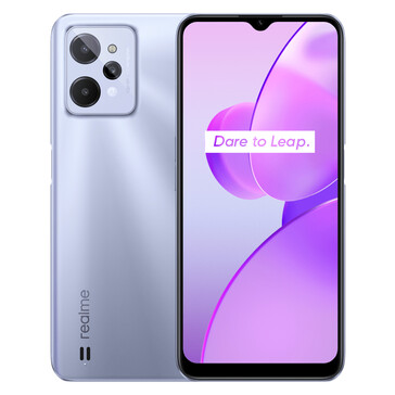 Realme C31 - Light Silver. (Image source: Realme)