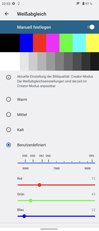 Display settings