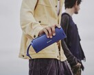 The Sony ULT Field 1 wireless portable speaker in Smoke Blue.