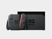 Nintendo Switch 2 docked with the Joy-Con 2 controller accessory. (Image source: Nintendo)
