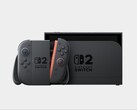 Nintendo Switch 2 docked with the Joy-Con 2 controller accessory. (Image source: Nintendo)