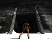 A screengrab of Tomb Raider 1 running on PC