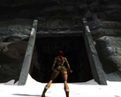 A screengrab of Tomb Raider 1 running on PC