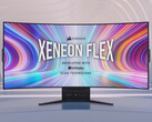 The Corsair Xenon Flex 45WQHD240 has the world's first bendable OLED display. (Image source: Corsair)