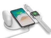 10 W Vissles 3-in-1 Qi wireless charging station charges almost as fast as a 10 W cable charger (Image source: Vissles)