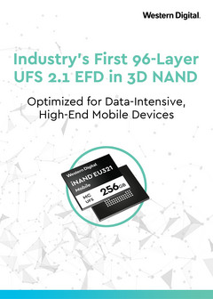 Western Digital creates world&#039;s first 96-layer 3D NAND UFS 2.1 for next generation of smartphones