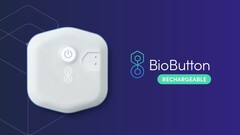 The BioButton Rechargeable is a stick-on wearable that can monitor over 20 vital signs. (Image source: BioIntelliSense)