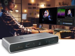 The Sonnet Echo 11 Thunderbolt 4 Dock has four Thunderbolt ports. (Image source: Sonnet)