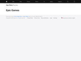 Epic's online App Store developer's page is now blank. (Source: Apple)