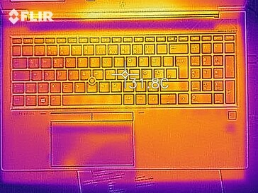 EliteBook 855 G7 thermal image idle (top)