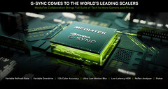Nvidia G-Sync will now run directly on MediaTek display scalers without need for a dedicated module. (Image Source: Nvidia)