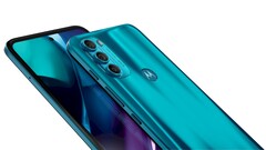 Motorola will sell the Moto G71 in Arctic Blue, Iron Black and Neptune Green. (Image source: Motorola)