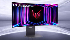 The UltraGear OLED 34GS95QE is one of several curved gaming monitors that LG will sell throughout 2024. (Image source: LG)