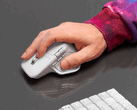 The Logitech MX Master 4 in pale gray colorway (Image source: Logitech)