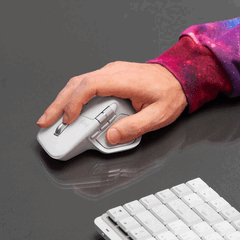 The Logitech MX Master 4 in pale gray colorway (Image source: Logitech)