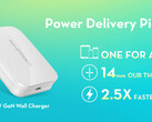 The RAVPower 14mm PD wall charger. (Source: RAVPower)